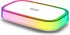 Westclox 15 6 Wireless Charging Pad with Fast Watt Wireless Charging, RGB Color Changing Light with Modes, Adjustable