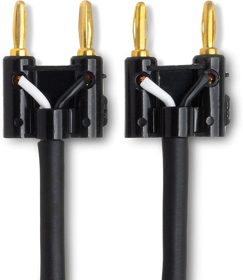 Hosa SKJ-605BB Dual Banana to Dual Banana Speaker Cable, 5 Feet
