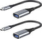 ROTOPATA USB C to USB Adapter, 2 Pack Type C Male to USB