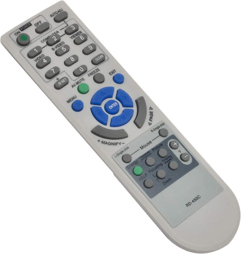 RD-450C Remote Control for NEC Projector NP100, NP110, NP115, NP1200, NP210, NP300, NP310, RMT-PJ31