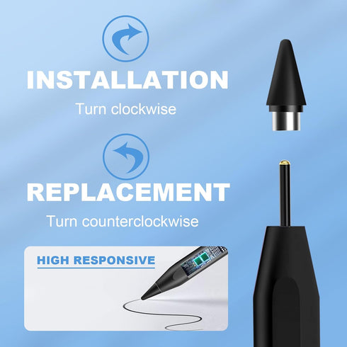 EFAITHFIX Stylus Pen for iPad Universal Touch Screens Compatible with iPhone/iPad Pro/Mini/Air/Android/Microsoft