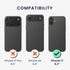 kwmobile 17 Wood Optics Case Compatible with Apple iPhone - TPU Protective Cover in Two-Tone Wood Design - Woodgrain