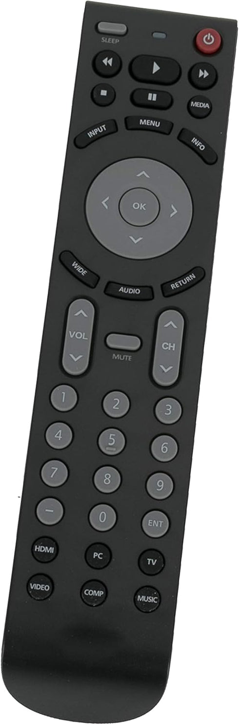 New RMT-JR01 Replacement Remote Compatible with JVC LED HD Smart TV Models JLC32BC3000, JLC42BC3002, EM39T