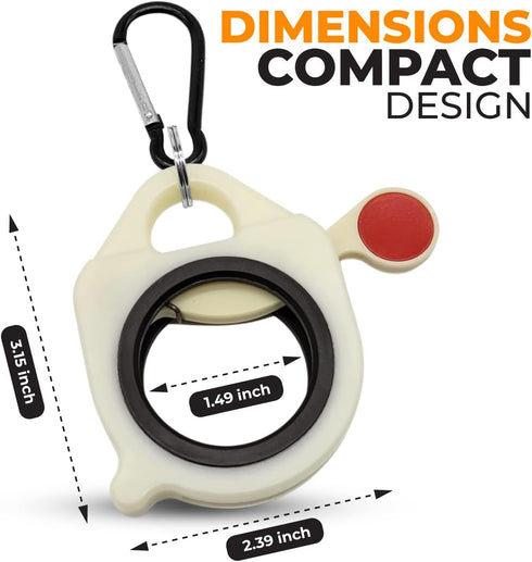 pugdodo ZIP TIE ORGANIZER (2PCS) - Reusable Light Plastic Cable Tie Holder for Simple Use without Unnecessary Waste