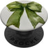 Girly Bow in Watercolor, Coquette Aesthetic Green Bow PopSockets Standard PopGrip