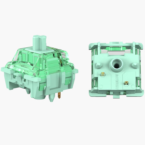 kutethy Gateron Cap Anniversary Keyboard Switches, 5 Pins Blue Green Pre-lubed for Gaming MX Mechanical Keyboard (36
