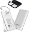 Portable Power Bank 10000mAh, Ultra Slim Charger with Built-in AC Plug, Compatible with All Kinds of Cellphones