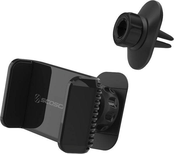 Scosche UH4DVM-SP 2-in-1 CarMount Universal Phone Vent or Dash Mount - Portable and Adjustable with 360 Rotation