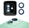 SUWEI Camera Lens Protector - Aluminum Alloy Lens Ring Cover for iPhone 11/12/12mini