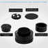 Preffair SP3918 Black Turntable Isolation Feet, HiFi Speaker Shock Absorber Pads with Ceramic Bead Nail