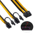 Chenyang 12Pin to ATX Dual 8Pin & 6Pin Splitter GPU Modular Cable for 3080 3090 AX850 AX750 AX650