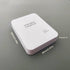 Portable Battery Operated Phone Charger | USB Power Bank with 4 AA Batteries, Emergency Outlet (White)