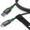 Plugable USB C to USB A Cable, 3.3 Ft USB 3.2 Gen 2, 3A Charging USB C Data Cable for iPhone 15, iPad, Samsung Galaxy,