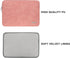 RAINYEAR 15 Inch Laptop Sleeve PU Suede Leather Case Protective Padded Cover Water Resistant Carrying Computer Bag Compatible with 15.4 MacBook Pro, Surface Laptop 3/4 15", New XPS 15 Touch(Coral)