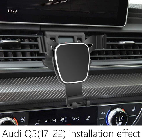 Car Phone Holder for 2017-2024 Audi Q5, 2018-2024 SQ5 Sportback - Mobile Cell Phone Mount, Navigation Bracket