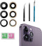 3pcs/Set Rear Back Camera Glass Lens Replacement for iPhone 14 Pro, Camera Glass Lens Covers with Adhesive Preinstalled