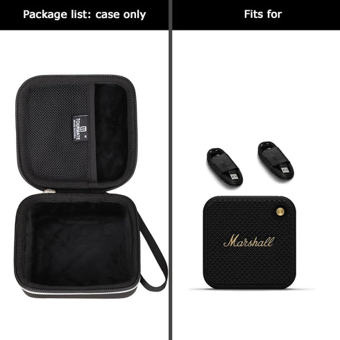 Hard Case for Marshall Willen Portable Bluetooth Speaker, Protective Storage Bag