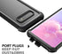 Dexnor Compatible Samsung Galaxy S10 Case, Heavy Duty Protection Hard Back Defender Cover (Purple Pink)