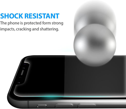Aslanda Screen Protector for iPhone XR, Clear Tempered Glass Screen Protector 2018, 9H Hardness, 99.9% Transparency