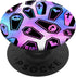 Halloween Coffin Pattern Pastel Goth Celestial Black Gothic PopSockets Swappable PopGrip