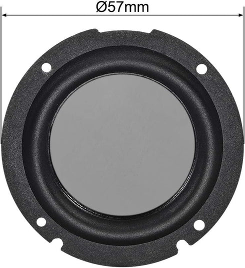 uxcell 4Pcs 2 Inches 57mm Passive Radiator Bass Speaker Rubber Vibration Plate for Subwoofer DIY Repair