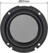 uxcell 4Pcs 2 Inches 57mm Passive Radiator Bass Speaker Rubber Vibration Plate for Subwoofer DIY Repair