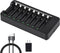 Soshine AA AAA Battery Charger with 5V 2A Adapter, 8 Bay Smart Charger