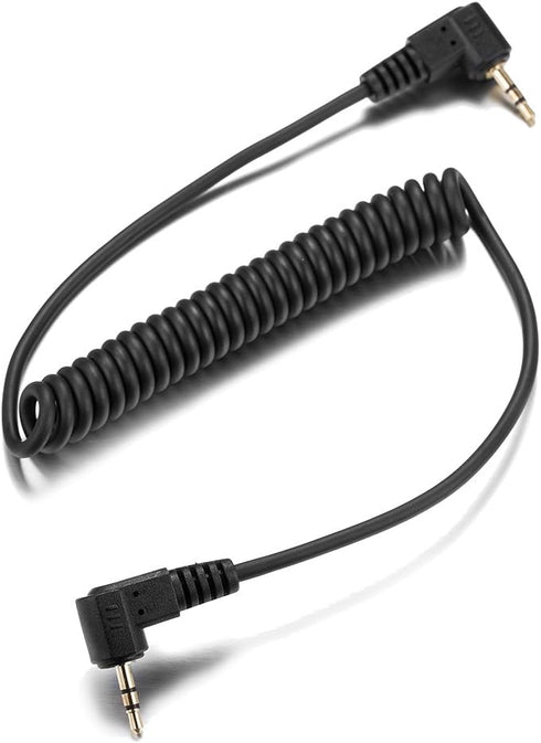 2.5mm-C1 Camera Remote Control Shutter Release Cable for Canon T6i T6S T5 T5i T4i T3i T3 T2i T1i XT XTi XSi SL2/ EOS M 700D 650D 600D 550D 500D 1100D 80D 70D 60D Series
