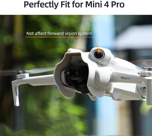 Xmipbs Mini 4 Pro Lens Hood Anti-Glare Sunshade Cover, Gimbal Camera Guard Protector for DJI Mavic Mini 4 Pro Grey