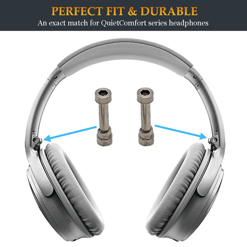QuietComfort 35 Hinge Screws, Metal Hinge Swivel Screw Parts Replacement for Bose QC35 II/QC35 I/QC45/QC25/QC Wireless