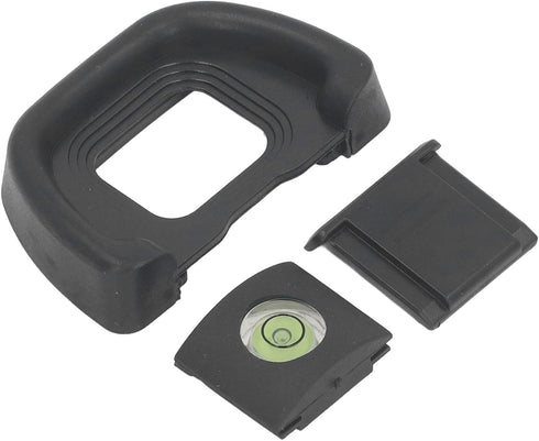 Tbest Eyepiece Eye Cup with Leveler and Hot Shoe Cover Better Observation Effect Replace for Viewfinder Camera