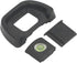 Tbest Eyepiece Eye Cup with Leveler and Hot Shoe Cover Better Observation Effect Replace for Viewfinder Camera