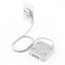Flat Plug Surge Protector Power Strip, TESSAN 5 ft Extension Cord with 4 Outlets and 3 USB Ports, 900J Surge Protector