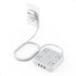 Flat Plug Surge Protector Power Strip, TESSAN 5 ft Extension Cord with 4 Outlets and 3 USB Ports, 900J Surge Protector