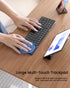 Foldable Bluetooth Keyboard with Touchpad, Portable Wireless Keyboard for iOS, Android, Windows, Mac, Sync Up to 3