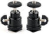 Walway 360 1/4" Hot Shoe Mount Adapter, Degree Screw Swivel Mini Ball Head Cradle Adapter for DSLR