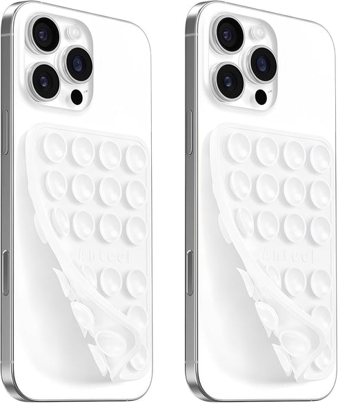 AZXYI Double-Sided Silicone Suction Phone Case Mount, Durable, Hands-Free Non Slip Accessories, Enhanced