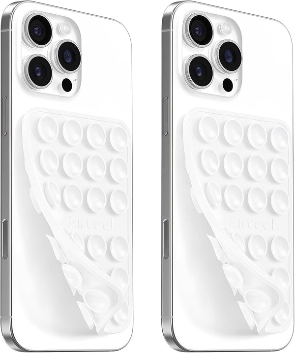 AZXYI Double-Sided Silicone Suction Phone Case Mount, Durable, Hands-Free Non Slip Accessories, Enhanced