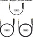 Devinal 1/4" Female to 3.5mm Cable, 6.35mm Female to 3.5mm (1/8" inch) Stereo Headphone Adapter, Quarter inch Female Jack to Mini-Jack TRS Male Plug Cord Converter Connector 5 feet/ 1.5M by Devinal