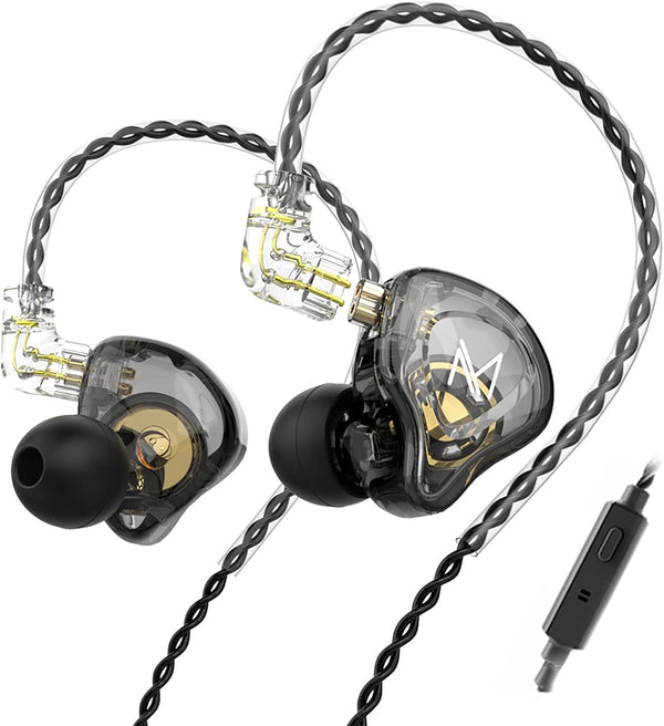 FEDAI TRN MT1 in Ear Monitor Earbuds, 10mm Composite Magnetic Dynamic Earphone, Detachable C Pin 0.75MM Cable