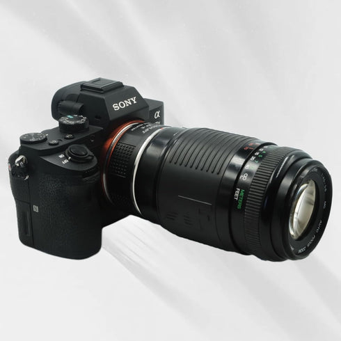 Manual Focus Lens Adapter for Canon EOS EF Lens to E Mount Camera, Compatible with Sony a1 a9ii a7S iii/ii, a7R
