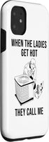 iPhone 11 Funny HVAC Technician Gift Case for Men: Cool Mechanical Tech Fan Design