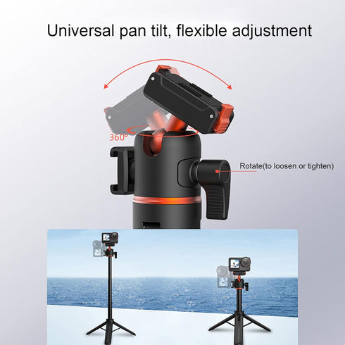 XZXCVN 360 2 1 20.5cm Ball Head Tripod Selfie Stick with Degree Rotation, in Fast Release Design, Lightweight Compact