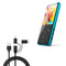 BoxWave Cable Compatible with Safuciiv MP3 Player (2.4 in) - AllCharge 3-in-1 Cable