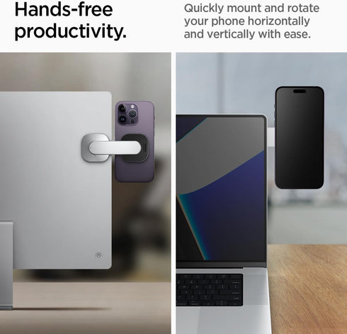 Spigen S312 OneTap (MagFit) Designed for MagSafe Stand with Magnetically Mounts for Laptops/Monitors, Compatible with