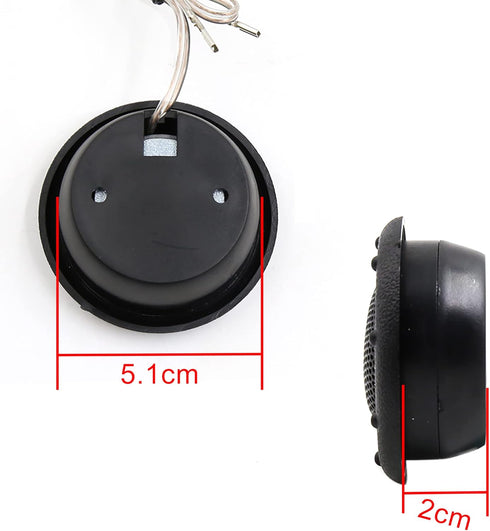 uxcell 2 Pcs 2.5 Inch Micro Dome Car Audio Tweeters Speakers, 150W, 91db
