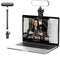 Amcuke Video Conference Lighting,Rechargeable LED Streaming Light, 360 Rotatable Zoom Lighting for Computer,Eye