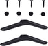 Goktvai 2pcs 32in/81cm, Universal TV Stand Legs for Black TV Mounting Brackets Replacement with Screws Easy Install