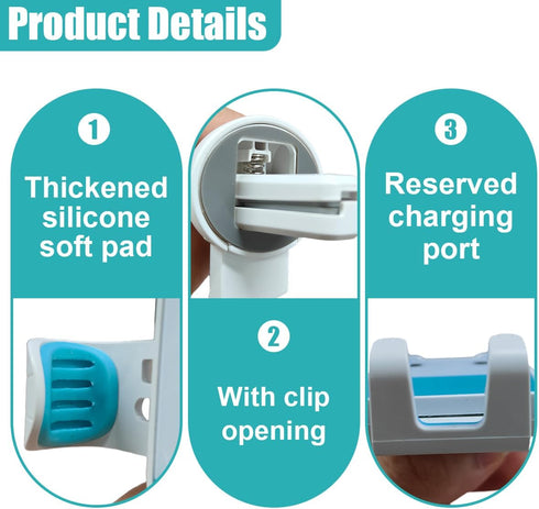 Tuxihapp 360 Car Cell Phone Holder for Air Vent Universal Cellphone Stand Clamp Car Phone Mount Fits Most iPhone