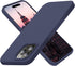 Cordking iPhone 15 Pro Case, Navy Blue, 6.1" Ultra Slim Silicone, Shockproof, Soft Anti-Scratch Microfiber Lining.
